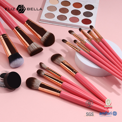 8pcs Beauty Cosmetic Brush Set Genggam Kayu Label Pribadi Makeup Brush Set