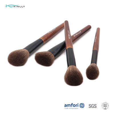 Polybag 12PCS Alu Tube Wooden Handle Makeup Brushes