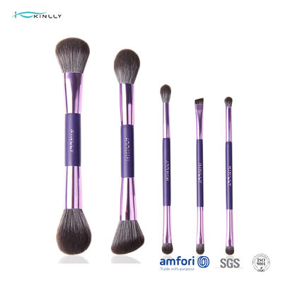 5 pcs OEM Double Side Polybag Makeup Brush Gift Set