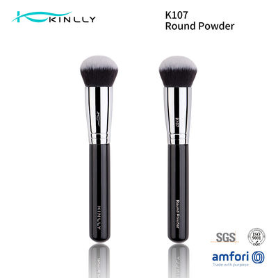1 pcs sintetis Rambut Makeup Brush angel sliver Copper Ferrule Face Brushes K107