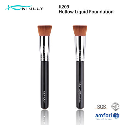 Flat Foundation ISO9001 Makeup Kabuki Brush Untuk Wajah