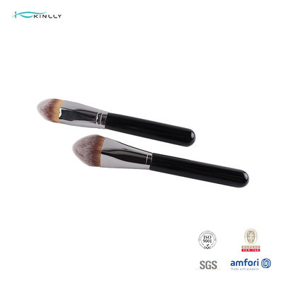 Mixed Bristle Individual Makeup Brushes Dome Head Duo Fiber Foundation Brush