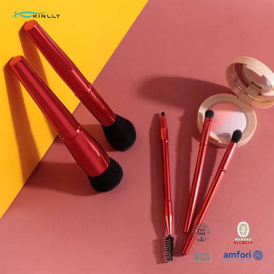 5PCS Metal Handle Set Sikat Kosmetik