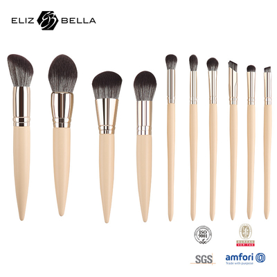 Customized Make Up Cosmetic Brush Set Mini Travel Set Mewah untuk Bergaya