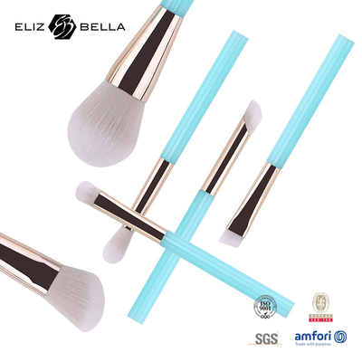 6pcs OEM Makeup Eye Brushes Untuk Perawatan Kecantikan, Kejam Bebas Rambut Sintetis Makeup Brush Kit