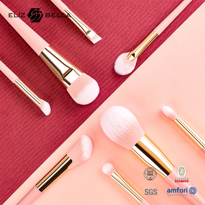 Personalisasi OEM Desain Makeup Brushes dengan Aluminium Ferrule berkilau