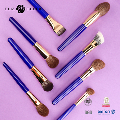Kualitas Profesional Set Sikat Makeup Lengkap Untuk Label Pribadi, Set Sikat Kosmetik Dengan Rambut Sintetis