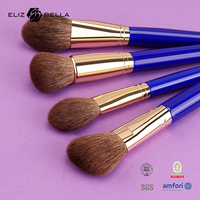 Kualitas Profesional Set Sikat Makeup Lengkap Untuk Label Pribadi, Set Sikat Kosmetik Dengan Rambut Sintetis