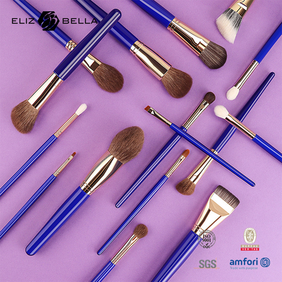 Kualitas Profesional Set Sikat Makeup Lengkap Untuk Label Pribadi, Set Sikat Kosmetik Dengan Rambut Sintetis