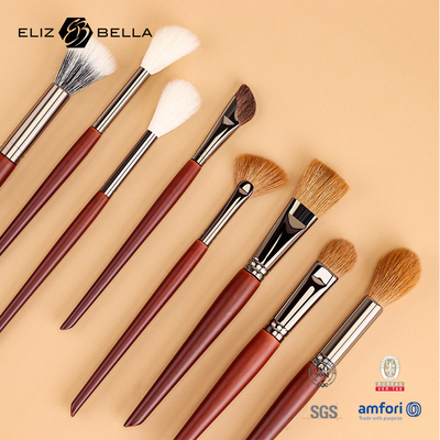 Professional Quality Makeup Brush Set Dengan Genggam Kayu, Brush Kosmetik Mewah, Pemesanan OEM Selamat Datang