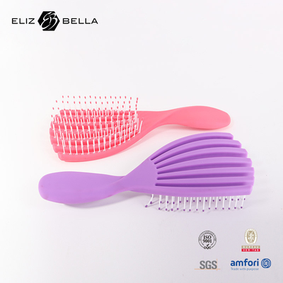 Eco-Friendly Produsen Airbag Comb Set Plastik Handle Pijat Kayu Paddle Hair Brush