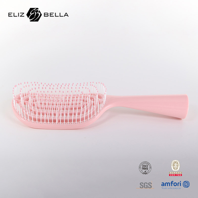 Wet And Dry Curved Vent Massage Square Paddle Hair Brush Untuk Rambut Keriting Custom Logo Hair Brush