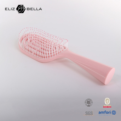 Wet And Dry Curved Vent Massage Square Paddle Hair Brush Untuk Rambut Keriting Custom Logo Hair Brush