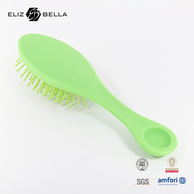 Custom Logo Desain Baru 100% Labirin Biodegradable Curved Vented Hair Brush Detangling Hair Brush Untuk Wanita Rambut Curly Comb