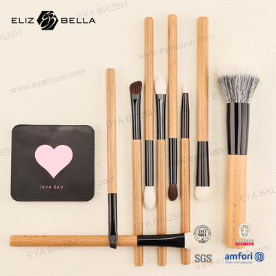 Lengkapi Koleksi Makeup Anda dengan Berbagai Gaya Sikat Makeup Set Sikat Makeup Genggam Kayu Kosmetik
