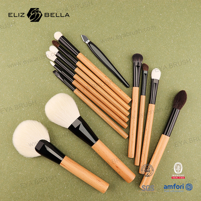 Lengkapi Koleksi Makeup Anda dengan Berbagai Gaya Sikat Makeup Set Sikat Makeup Genggam Kayu Kosmetik