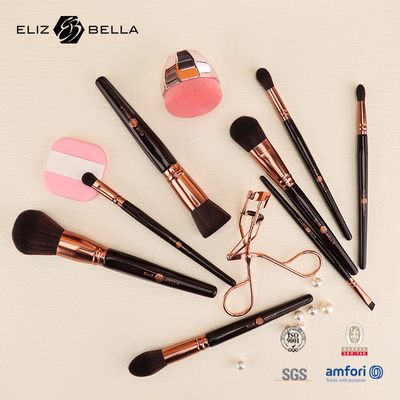 Set sikat kosmetik khusus untuk aplikasi BLUSHER oleh pemasok profesional