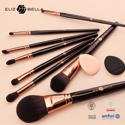 Set sikat kosmetik khusus untuk aplikasi BLUSHER oleh pemasok profesional