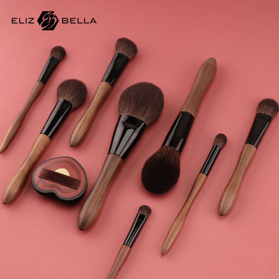 Set sikat make-up kosmetik untuk aplikasi make-up yang mudah