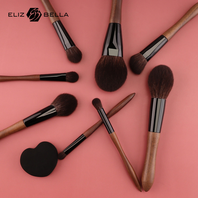 Set sikat make-up kosmetik untuk aplikasi make-up yang mudah