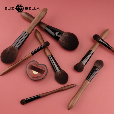 Set sikat make-up kosmetik untuk aplikasi make-up yang mudah