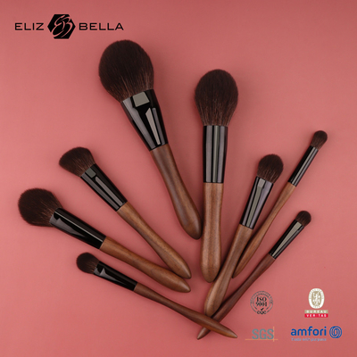 Set sikat make-up kosmetik untuk aplikasi make-up yang mudah