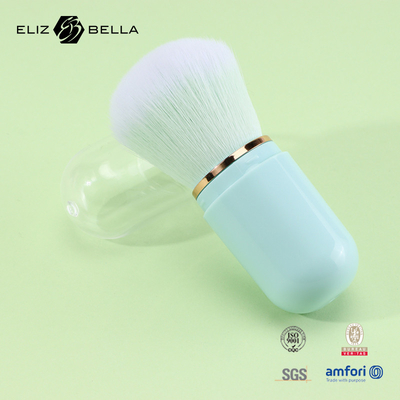 Travel Essential Makeup Brushes Kabuki Brush yang bisa ditarik Bahan terbaik 15-18cm Panjang