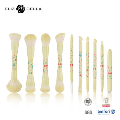 Set Kuas Rias Perjalanan dengan Gagang Logam, Perlengkapan Penting untuk Riasan Sempurna Saat Bepergian