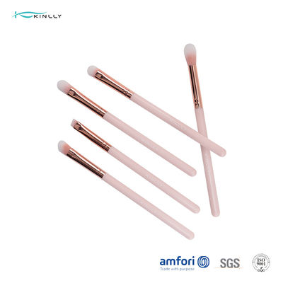 Kuas Rias Rambut Sintetis ISO9001 BSCI Aluminium Ferrule