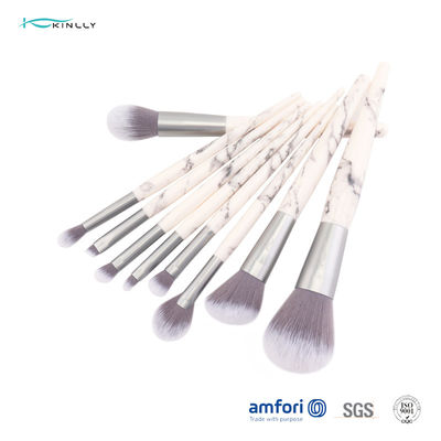 Set Kuas Rias Kosmetik Aluminium Ferrule ISO9001 9pcs