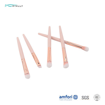 Kuas Rias Rambut Sintetis ISO9001 BSCI Aluminium Ferrule