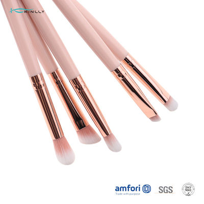 Kuas Rias Rambut Sintetis ISO9001 BSCI Aluminium Ferrule