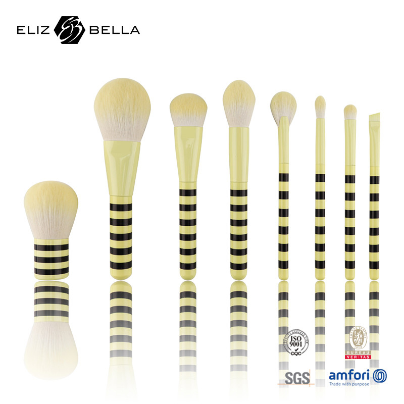 Professional Luxury Makeup Brushes,Kits Makeup Dengan Rambut Sintetis Dan Genggam Kayu